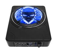 Hrtyvhin Decimeter Car Subwoofer Skull Plan With RGB LED Radiances Powerful Low For Automobile Sound Structure Upgrade Surrounding Light Car Low Lecturer