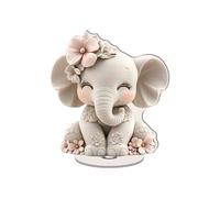 Hrtyvhin Desktop Standee 2D Flat Acrylic Animal Art Statues Desktop Decorations Ornament for Home Living Room Decors Acrylic Decorations