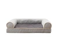 Hrtyvhin Dog Puppy Bed Rectangular Base Detachable Cushion Sofa for Small to Large Pets Creative Pet Nest Dog Sofa Couch