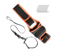 Hrtyvhin Dog Rear Leg Brace for Daily Walking, Built-in Stays, Adjustable Hook and Loop Fastening, Soft Neoprene-Like Sleeve Canine Rear Brace Pet Leg Sleeve Knee Wrap Stay Hook Loop Wrap Fit