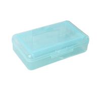 Hrtyvhin Double Layer Pencil Box Clear Pencil Case High Capacity Pen Box Colored Organizers for Student Children Double Layer Case