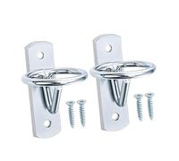 Hrtyvhin Duty Wall Mounted Feed Bucket Holder High Strength Water Pail Hanger Stable Hook with Screws for Horse Barn Metal Water Hangers