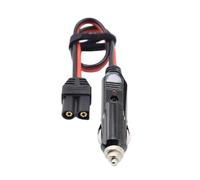 Hrtyvhin EC5 Vehicle Power Adapter Wire, Socket Plug Cable 14AWG 40Cm with LED Light and 10A Fused Part for 12 / 24V Use