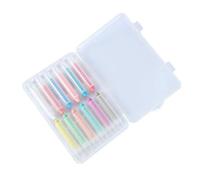 Hrtyvhin Educational Chalk Set with Easy Erasing, Transparent box 12 p