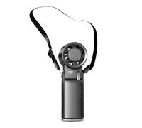 Hrtyvhin Efficient 199 Levels Adjustable Compact Cooling Device with Chilling Feature and Extended Battery Life Folding Desktop Fan