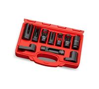 Hrtyvhin Ergonomic Grip Oxygen Sensors Socket Wrench Set Feature Extended Length and Enhancing Grip for and Safe Removal Oxygen Sensors Removal Tool