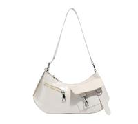 Hrtyvhin Fashionable Lightweight PU Shoulder Bag For Women With Adjustable Strap & Organizational Pockets For Daily Essentials PU Leather Underarm Shoulder Bag