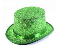 Hrtyvhin Glitter Top Hat Wide Brim Fedora Parade Carnivals Holiday Top Short Brim Magician Costume For Outdoor Gatherings Fedora Hat