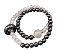 Hrtyvhin Handcrafted Buddhist Prayer Beads Double Loop for Everyday Use Spiritual Unisex Hand Chain