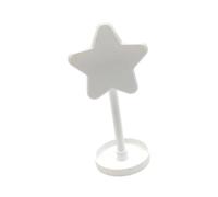 Hrtyvhin Headset Stand, Decorative Star Form, Integrated Holder, Gaming Desk Storage, Display-Friendly Accent Headset Perch Desk Accessory Gaming Room Organizer Bedside Headphone Rest Star