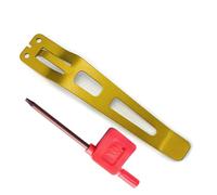 Hrtyvhin High-Strength Flashlight Belt Clamps Replacement for EDC3 EDC29 EDC25 EDC23 Quick-Install Back Clip Metal Alloy Flashlight Clamps with Quickly Release Clip