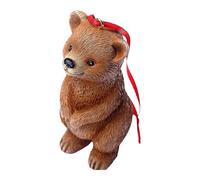 Hrtyvhin Impermeable Rosin Bear Statue Outdoor Garden Deck Simple Suspend Inside Use Rosin Garden Bear