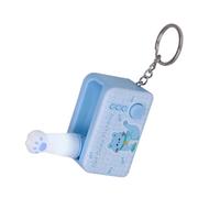 Hrtyvhin Light Up Shaped Keychain Stress Relief Jumping Toy High Visibility Nighttime Finder Keyring Cute Paw Keychain Bag Charm