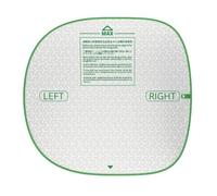 Hrtyvhin Litter Box Liner Replacement Pad with LEFT, 1pcs light green | Oxford Fabric Replacement Insert with LEFT RIGHT Alignment Marks for Care, Automatic Litter Box Maintenance