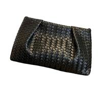 Hrtyvhin Luxurious Construction Spacious Interior Woven Purse for Women Fashion Small Square Handbag Elegant Evening Bag Luxurious Handbag for Commuting