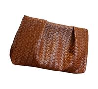 Hrtyvhin Luxurious Construction Spacious Interior Woven Purse for Women Fashion Small Square Handbag Elegant Evening Bag Luxurious Handbag for Commuting