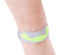 Hrtyvhin Moisture-Wicking Knee Brace - Flexible Silicone Padding & Reinforced Fit Climbing & Rehab Patella Strap for Running and Hiking