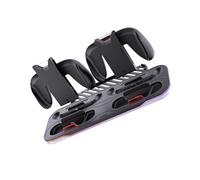 Hrtyvhin Multi Function Switches Controller Stand Holder Supports 4 Console & Handle Cool Light Effect for Switch2 / 1 Console Change Controller Holder with Light