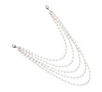 Hrtyvhin Multiple Strands Pearls Shoulder Jewelry Perfect for Hosts and Fashion Enthusiasts Sensitive Skin Friendly Jewelry
