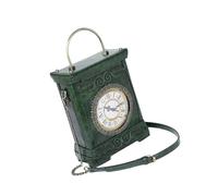 Hrtyvhin Novelty Clock Shaped Handbag Purses Antique Sterevunk Shoulder Bags Pu Leather Messengers Bag Crossbody Bags For Women Leather Crossbody Handbag