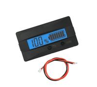 Hrtyvhin Panel Ready Battery Monitor, 9-120V LCD Voltage Capacity Gauge with Embedded Design for Acid LiFePO4 Power Units