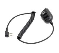 Hrtyvhin Portable Easy to Use 2 Pin Handheld Speakers Microphone for UV5R 888S Enhancing Outdoor Event Patrol Radio Communication Clear Voice Transmission
