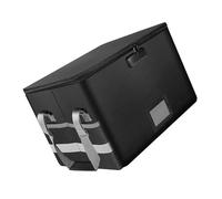 Hrtyvhin Portable Heat Proof File Box with Insulation Layer and Adjustable Handle for Easy Transport Portable Nonflammable File Container