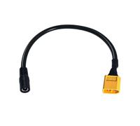 Hrtyvhin Portable Power Battery Connector XT60H to DC5521 5.5X2.1MM Cable, 15 AWG PVC Wire for FPV Workshop Tasks Daily Routing