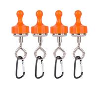 Hrtyvhin Rare Earths Tent Hook Waterproofed Camping Light Clip Mountaineering Equipment for Skylights Tents Rustproof Hook for Camping Equipment