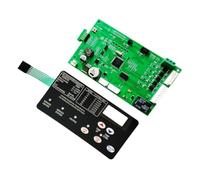 Hrtyvhin Replacement Circuit Board Keypad Set for Pool Heater Service, Spa Repair Panel Pair, Capacitor Connector Module, Ribbon Interface Part Membrane Pad Spa Repair Service Maintenance Dead