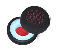 Hrtyvhin Replacement Ear Cushions for Poly 7300 7310 7320 7410 Headphones Soft Breathable Protein Leather/Mesh Earmuff Ear Cushions
