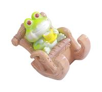 Hrtyvhin Resin Frog Cellphone Stand With Lovely Design Double Purpose Desk Phone Holder Bracket For Video Watching Frogs Phone Stand Cute Decoration