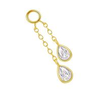 Hrtyvhin Rhombus Studs Earring Crafted of Silver Featuring Diamonds Accent Ideal for Extended Wear Diamonds Earrings
