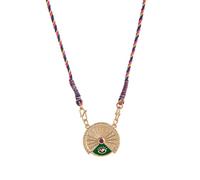 Hrtyvhin Rotatable Divination Coin Necklace, Adjustable Two-Tone Rope Chain for Mystical Occasions Tarot Neckchain