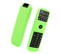 Hrtyvhin Silicone Remote Cover with Honeycomb Grip, Fluorescent green