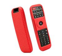 Hrtyvhin Silicone Remote Cover with Honeycomb Grip, Red