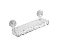 Hrtyvhin Space Efficient Bathroom Storage Solution With Practical Suction Portable Shower Rack For Holding Toiletries On Smooth Surfaces Shower Shelf