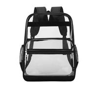 Hrtyvhin Stadium Approved Clear Shoulder Bag Backpack PVC Design for Concerts, Hiking Chest Daypack Keeps Your Essentials Secure and Accessible Clear Shoulder Backpack