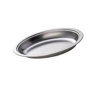 Hrtyvhin Steaming Fish Tray Stainless Steel Serving Plate Oval Shape Multifunctional for Home or Restaurant Use Silver/Gold Resistant Platter