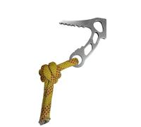 Hrtyvhin Strengths Multipurpose Anchors Hook Stainless Steel Climbing Hook for Safe Rock Climbing Mountaineering Rappelling Security Rock