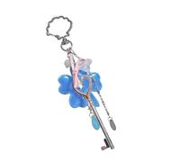 Hrtyvhin Stylish Four Leaf Clovers & Musical Note Charm Keychain For Keys Bags Or Backpacks Sturdy Alloy Resin Accessory Lucky Four Leaf Charm
