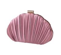 Hrtyvhin Stylish Shell Design Purse for Women Practical Polyester Shoulder Bag with Chain Strap Evening Party Essential Clutch Handbag