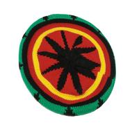 Hrtyvhin Traditional Jamaican Hat Rainbow Color Knitted Pullover Reggae for Women Men Everyday Wear Comfortable Rainbow