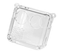Hrtyvhin Transparent Hard Shell Carry Cover, Clear Case for Player Use with Corner Buffer, Open Areas, and Compact Storage Appeal for Travel Days Player Clear Case Transparent Hard Shell Cutout