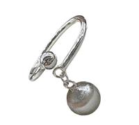 Hrtyvhin Trendy Minimalists Rings with Brushed Texture Geometric Ball/Square Shaped Finger Statement Jewelry for Ladies Lightweight Comfort