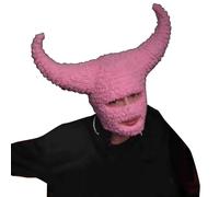 Hrtyvhin Wacky Hat For Adult Autumn Winter Knitted Hat Halloween Party Photography Props Terrifying Horn Knitted Cap Halloween Hats For Men