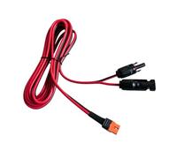 Hrtyvhin XT60i Female Solar Charging Cable 10 AWG PVC Insulation for Portable Power Stations, Panel Connectors, Backup Setups Backup Power Solar Charging Cable
