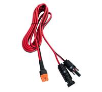 Hrtyvhin XT60i Female Solar Charging Cable 10 AWG PVC Insulation for Portable Power Stations, Panel Connectors, Backup Setups Backup Power Solar Charging Cable