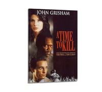 HRUERYWRBTT A Time to Kill Movie 1 Posters Aesthetic Wall Art Canvas Vintage Poster Decorative Painting for Living Room Bed Room Decor 24x36inch(60x90cm) Frame-style