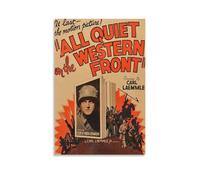 HRUERYWRBTT All Quiet on The Western Front Posters Aesthetic Wall Art Canvas Vintage Poster Decorative Painting for Living Room Bed Room Decor 08x12inch(20x30cm) Unframe-style
